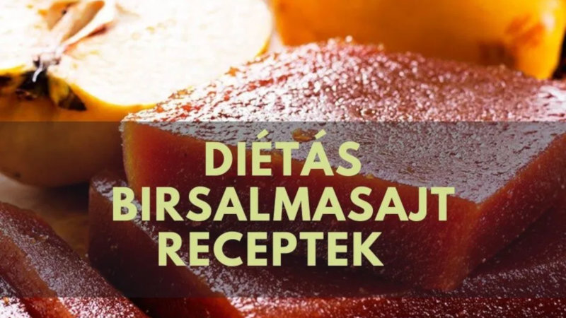 Diétás birsalmasajt receptek