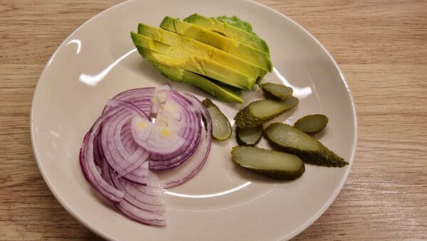 Keto hamburger előkészítése