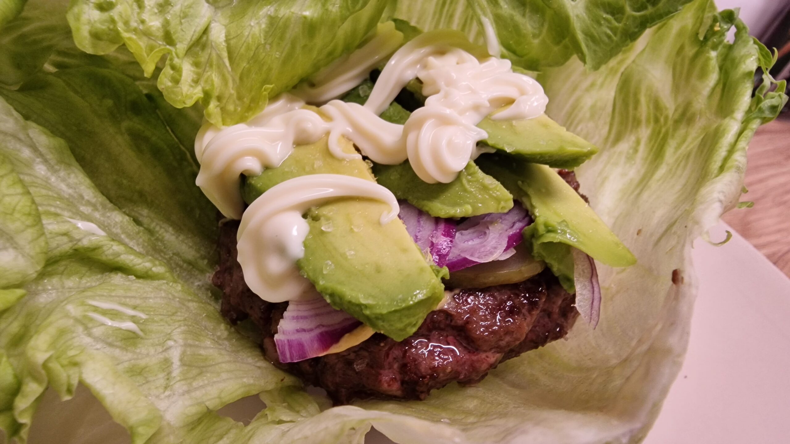 Keto hamburger
