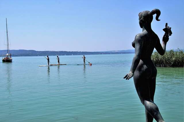 SUP Balatonon